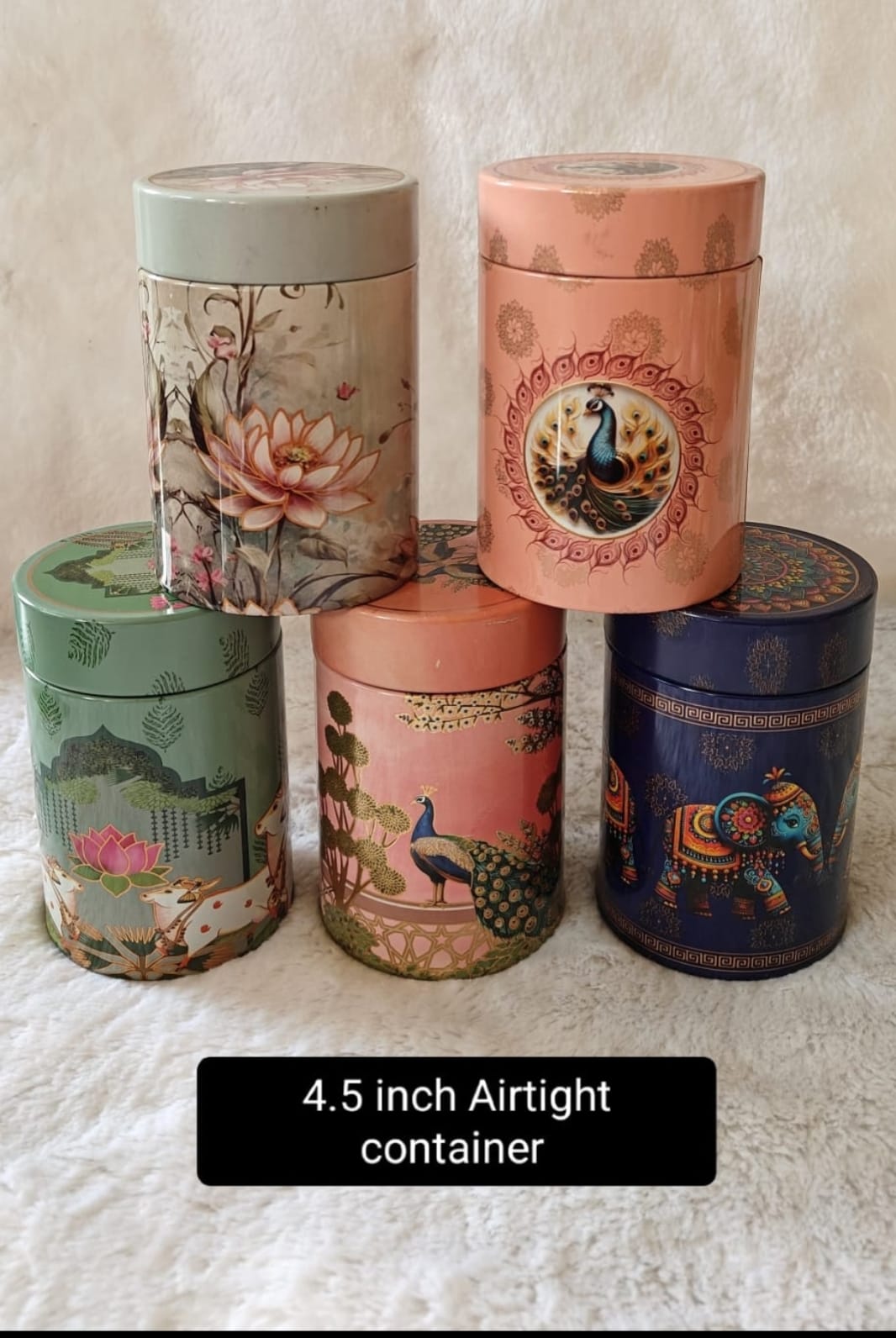 4.5 inch tin (assorted)