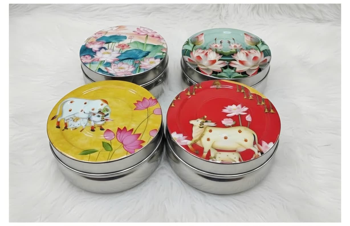 Digital Print Tiffin Box(5" Assorted)