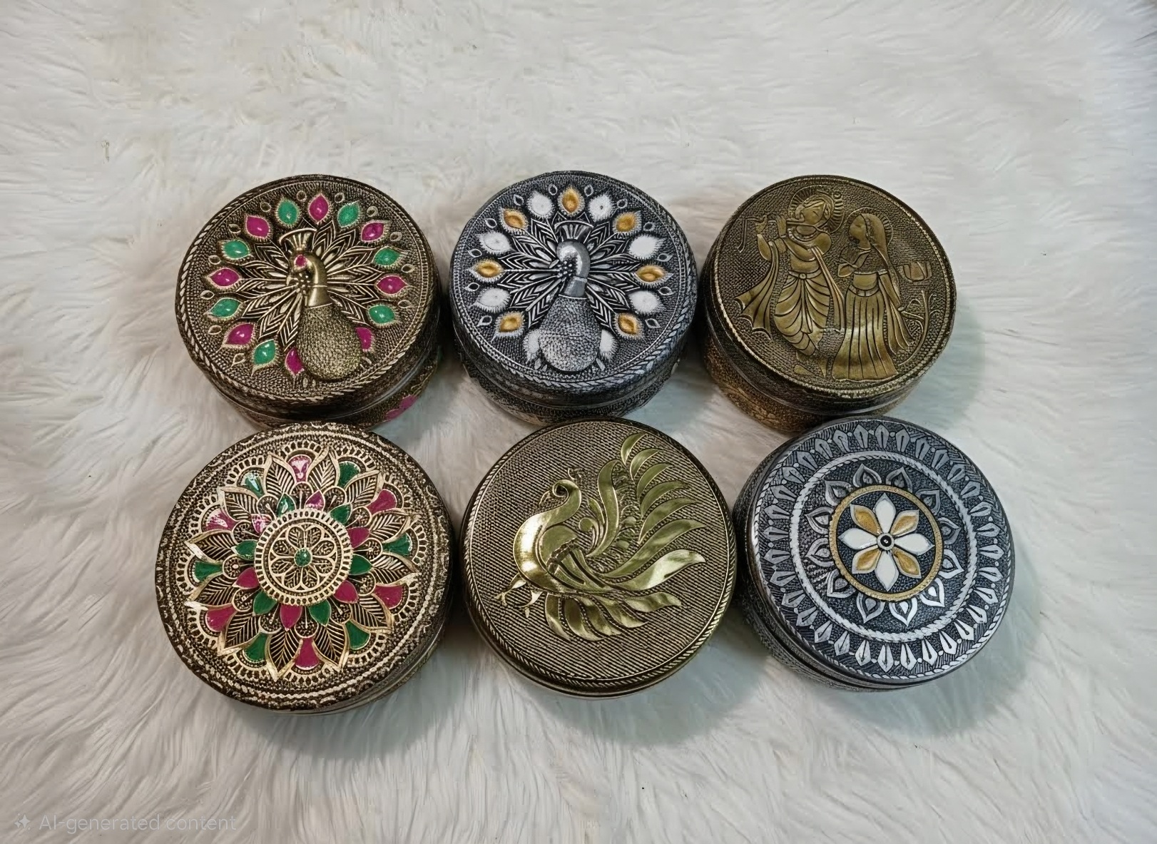 Meenakari Box (4inch Assorted)