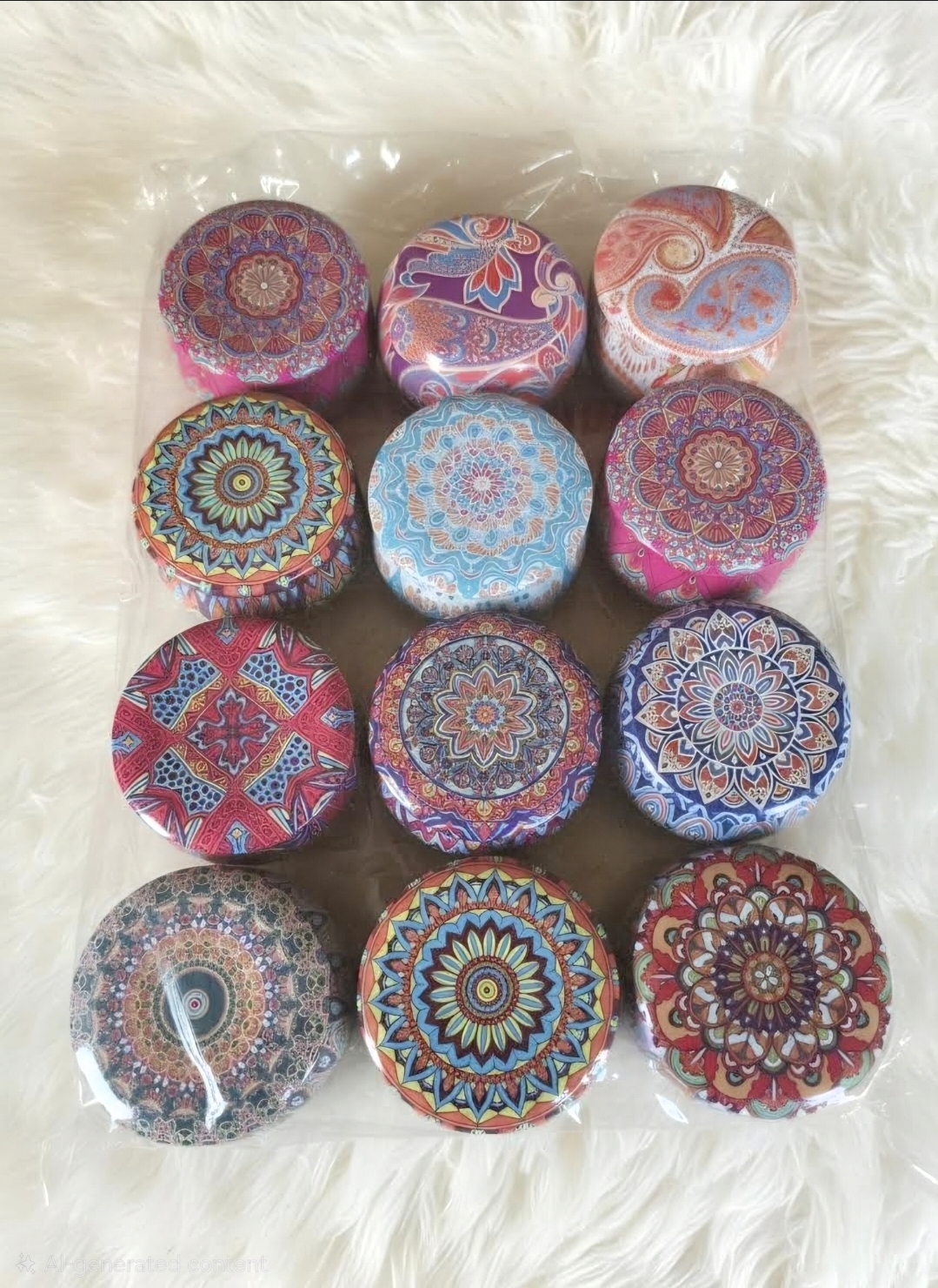 Mandala Tin (3 inch ) 