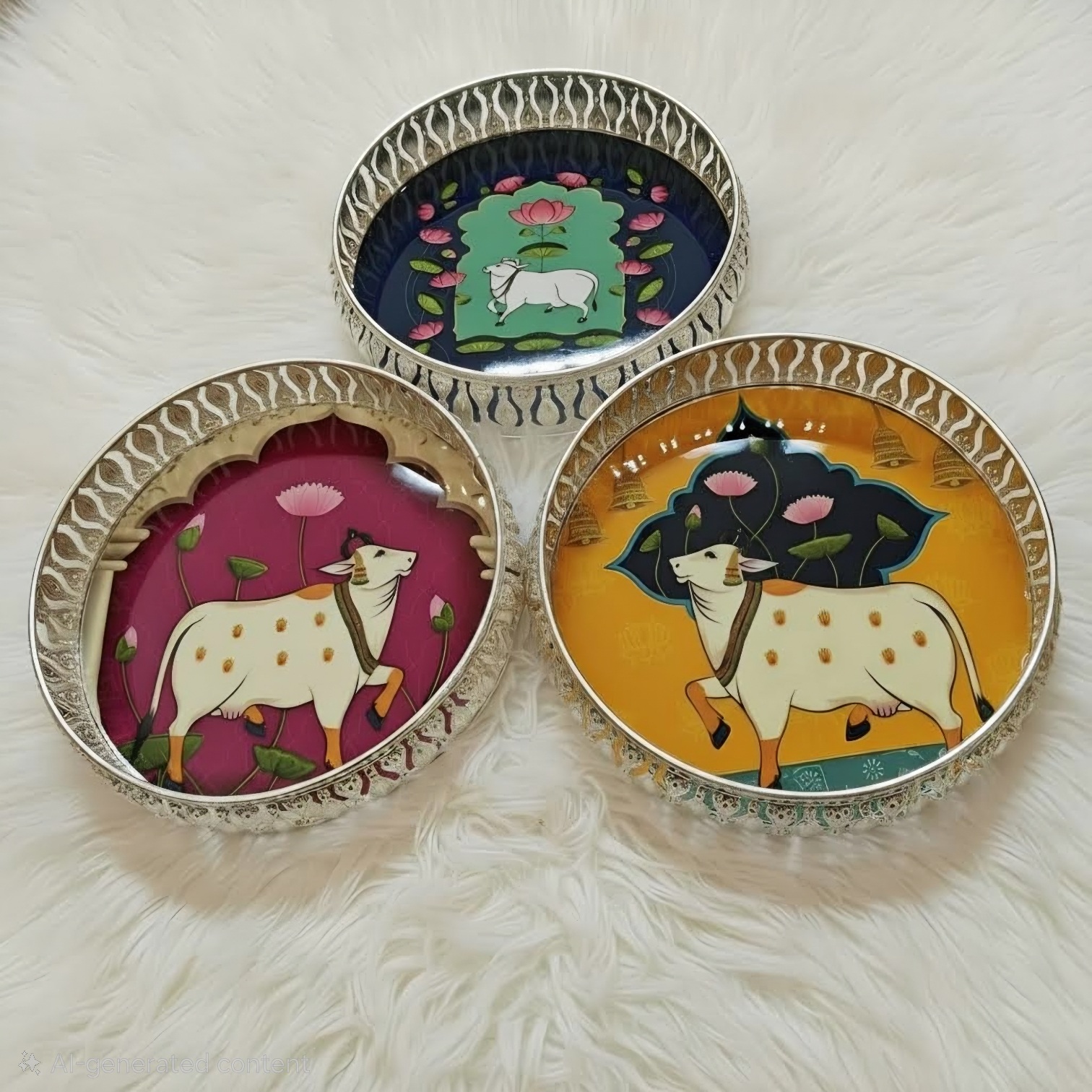 German Silver Tray (8 inch)