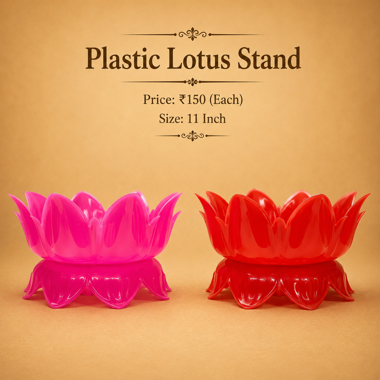 plastic lotus stand