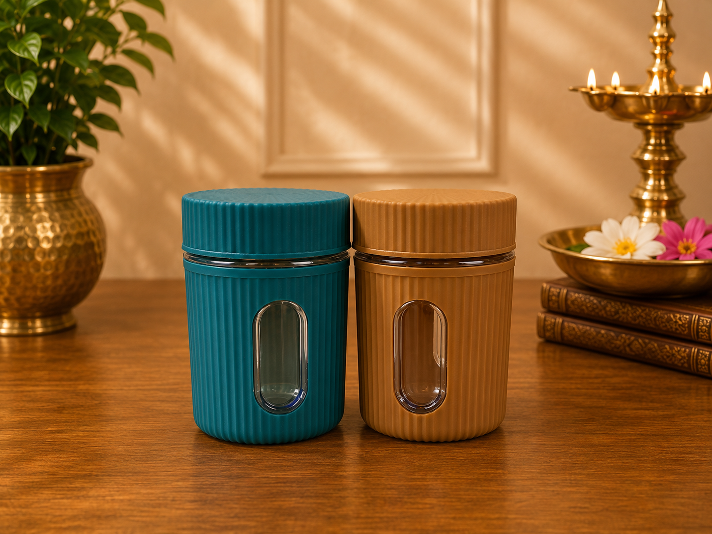 window acrylic canister