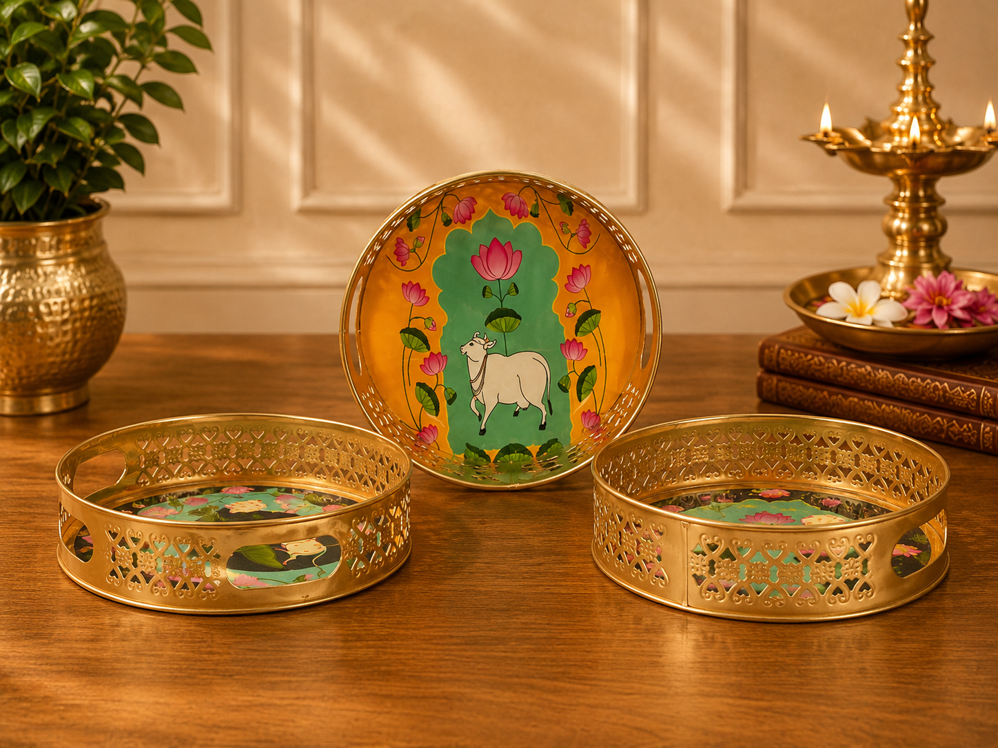 metal tray