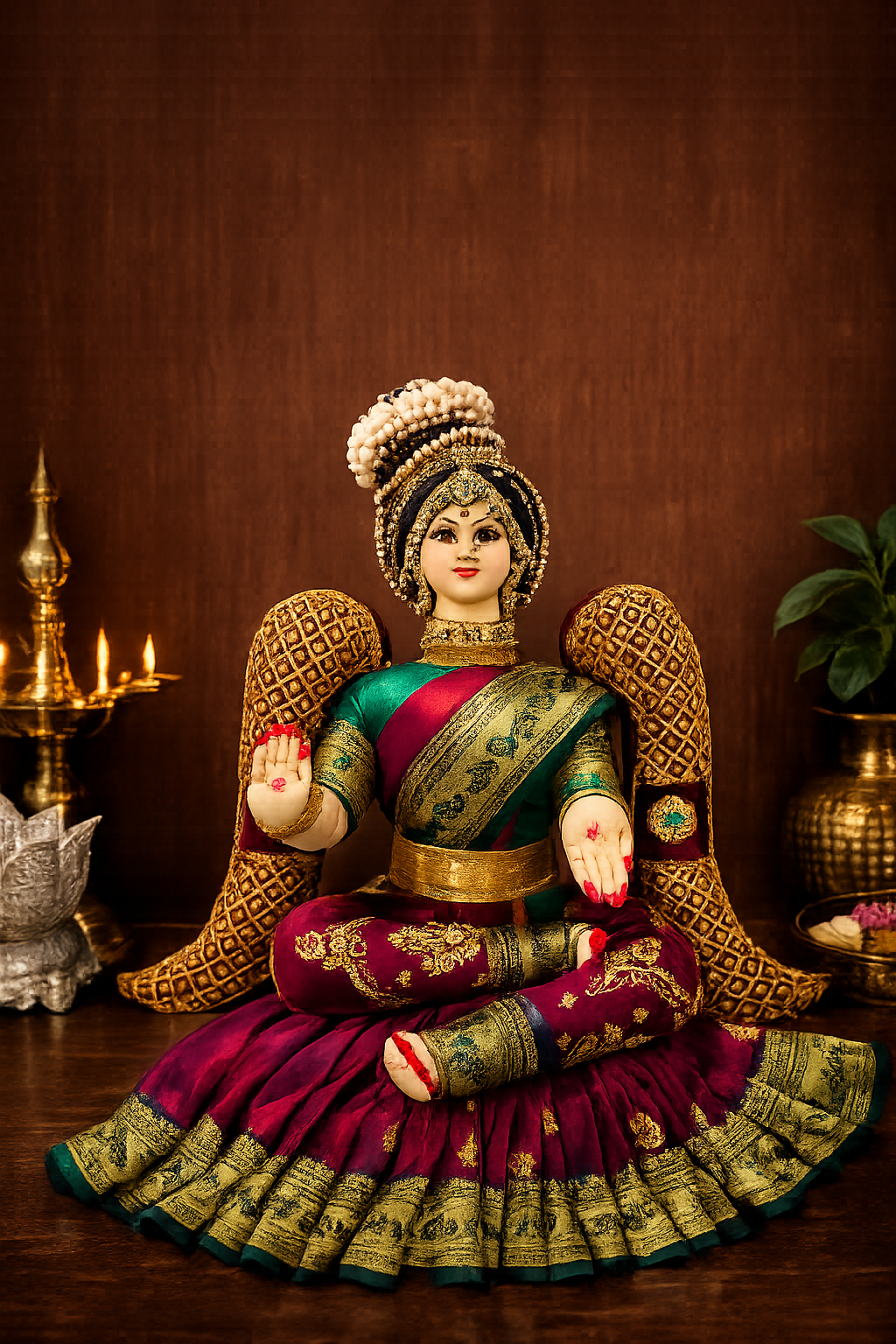 sitting doll with special face