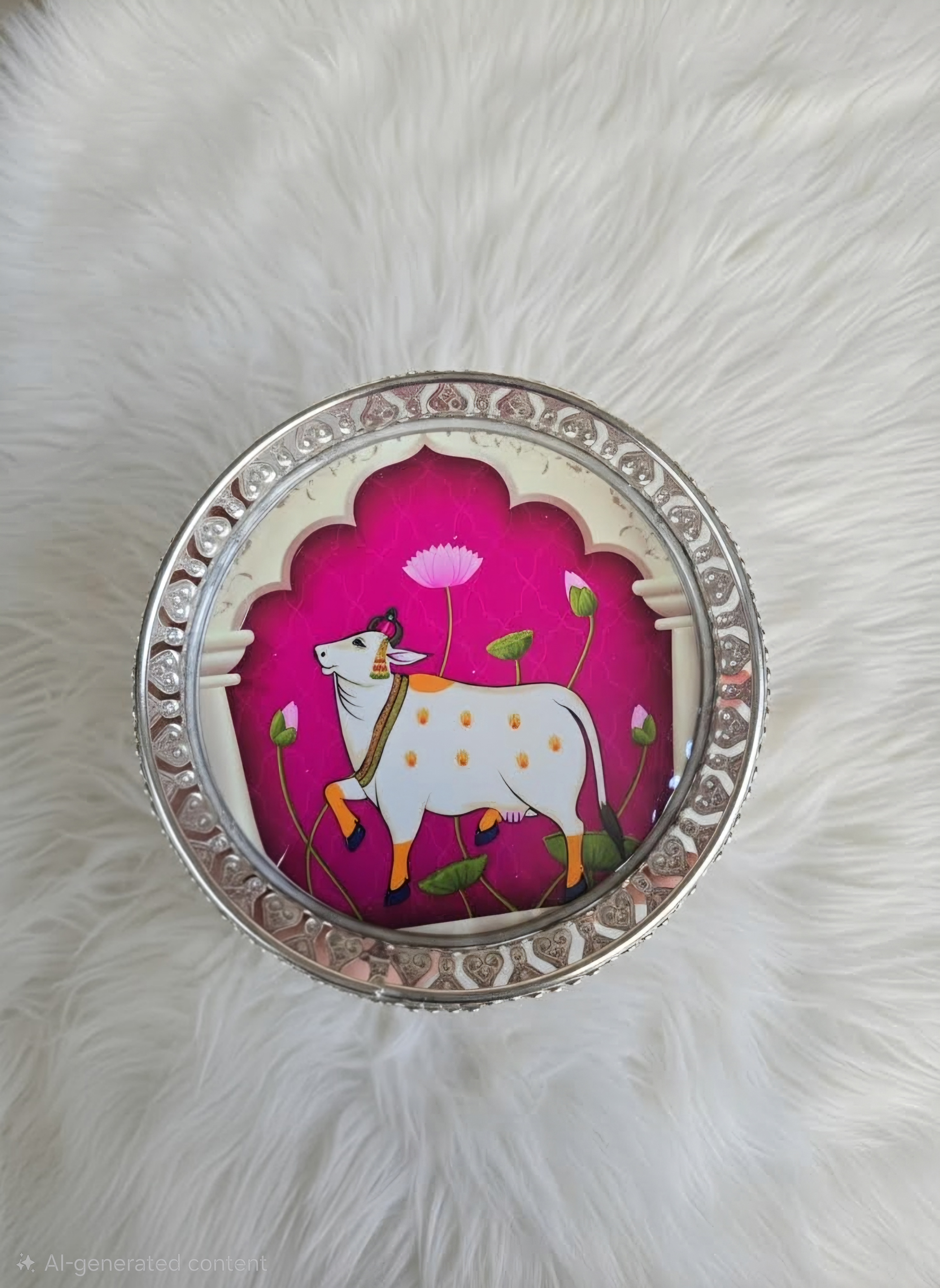 German silver Tray (6 inch)
