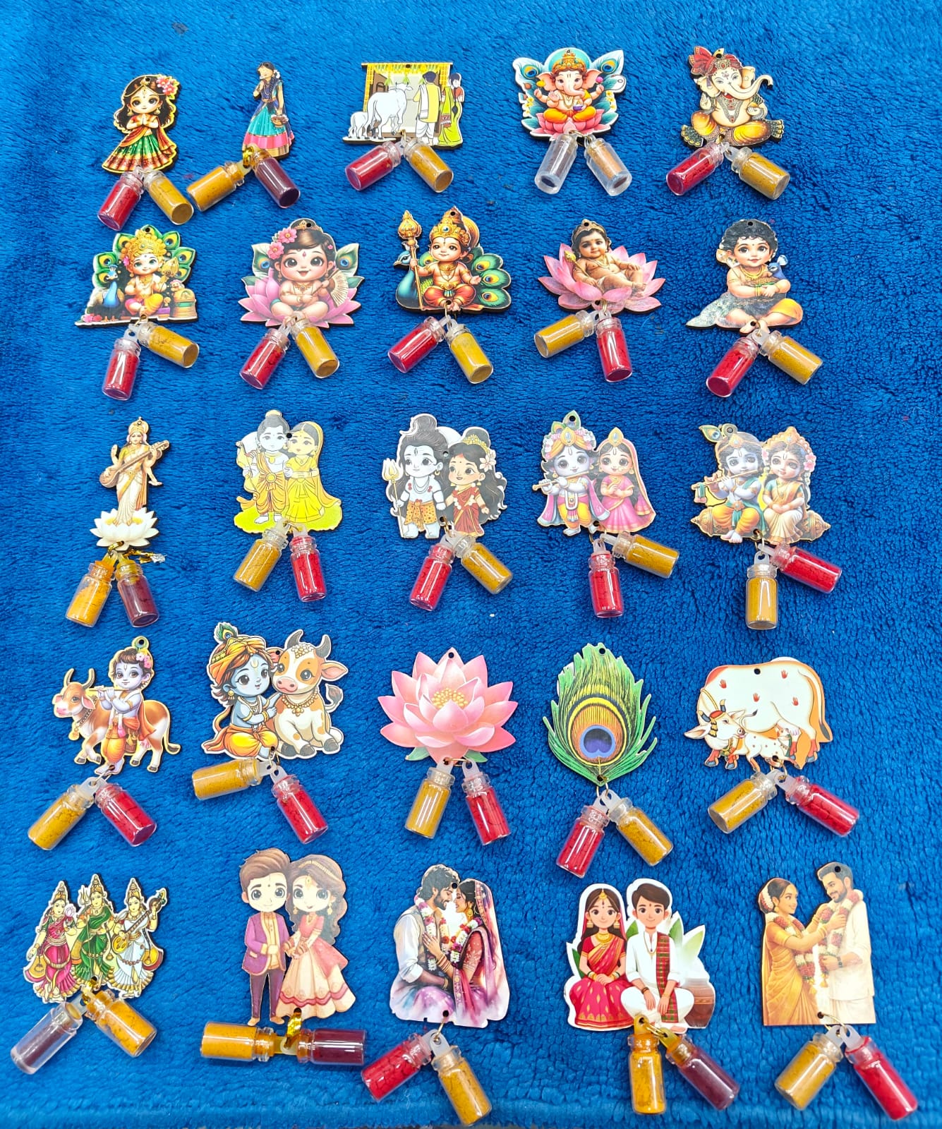 MDF Manjal kumkum magnet