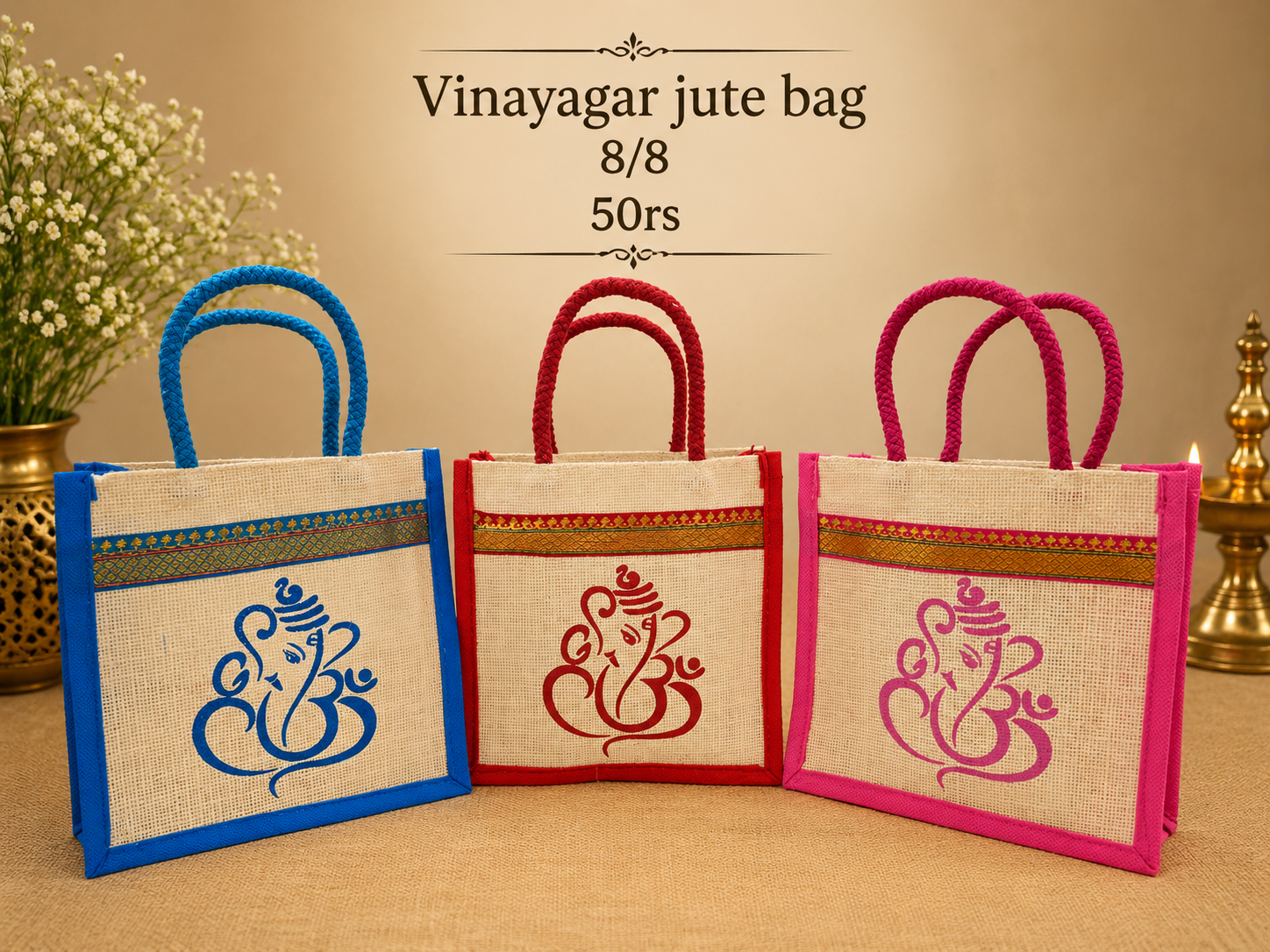 vinayagar jute bag