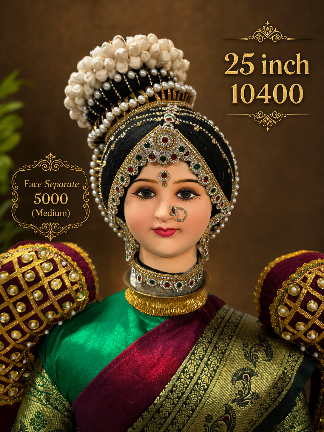 sitting doll with special face