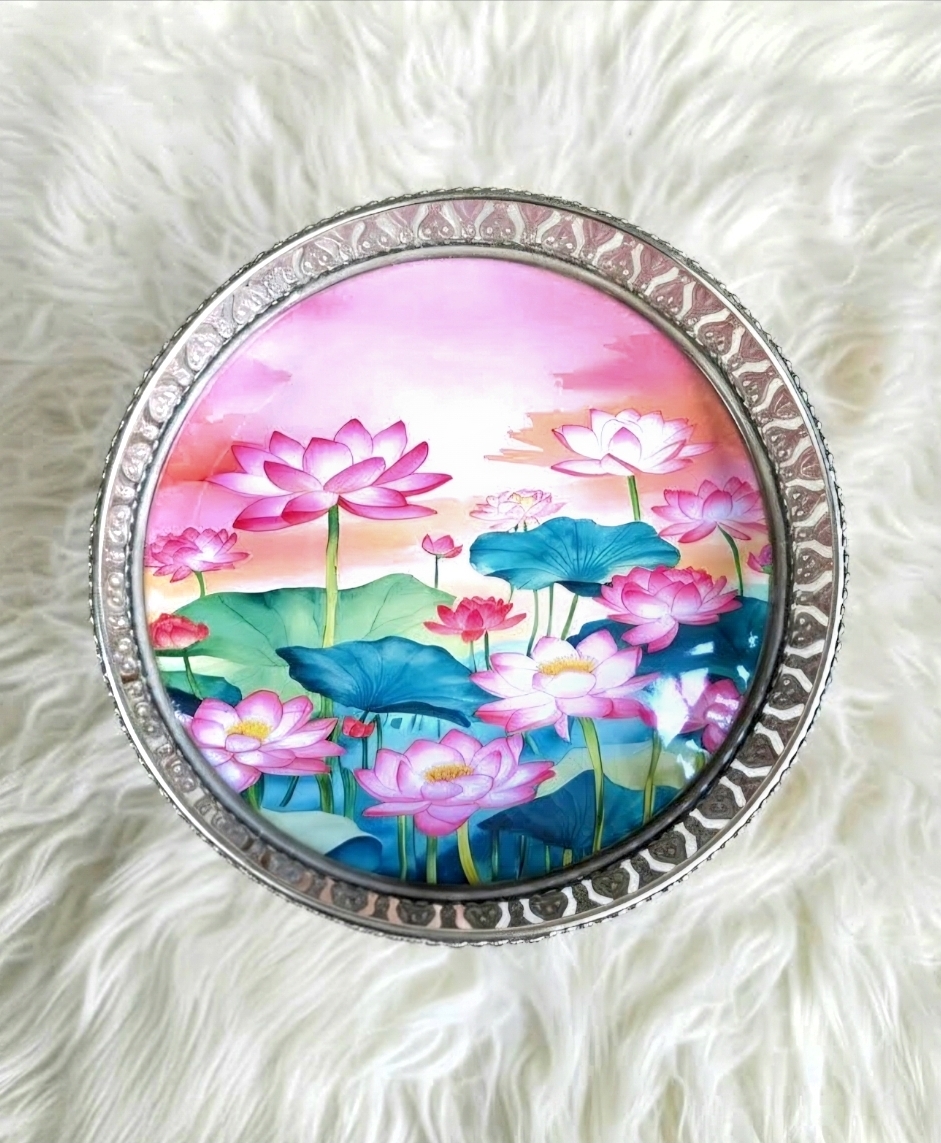 German Silver Tray (8 inch)